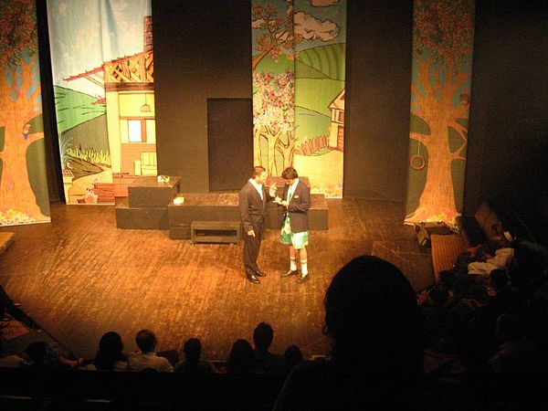 A play performance at Prithvi Theatre, Mumbai