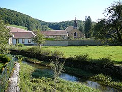 L'Audeux à l'abbaye de la Grâce-Dieu.