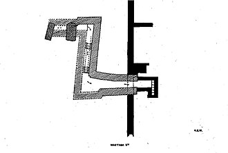 Abydos, plan of tomb S10, as published in 1904 Abydos, plan of tomb S10.jpg