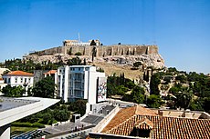 Acropolis, View from the Museum, Athens, Greece (9674908716).jpg