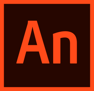 Adobe Animate interactive multimedia content authoring app.