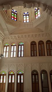 Thumbnail for File:Aghazadeh Mansion - Interior &amp; ceiling - Chamber.jpg