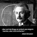 Miniatuur voor Bestand:Albert Einstein - Zitat.jpg