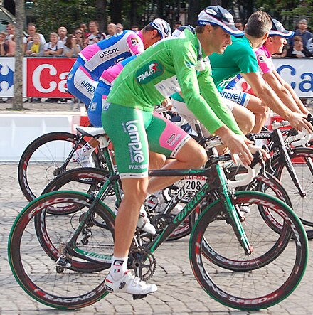 Alessandro Petacchi in the green jersey