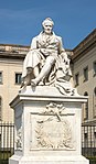 Statue at Humboldt University of Berlin, describing him as "the second discoverer of Cuba"