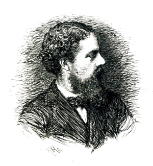 Portrait of Alfred Henry Garrod, published in 1881