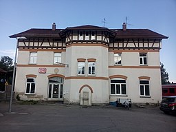Altshausen Empfangsgebäude Bahnhof