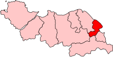 In 1999, Middlehurst became Assembly Member for Alyn and Deeside (pictured above in red) in the National Assembly for Wales Alyn and Deeside (Assembly constituency).svg