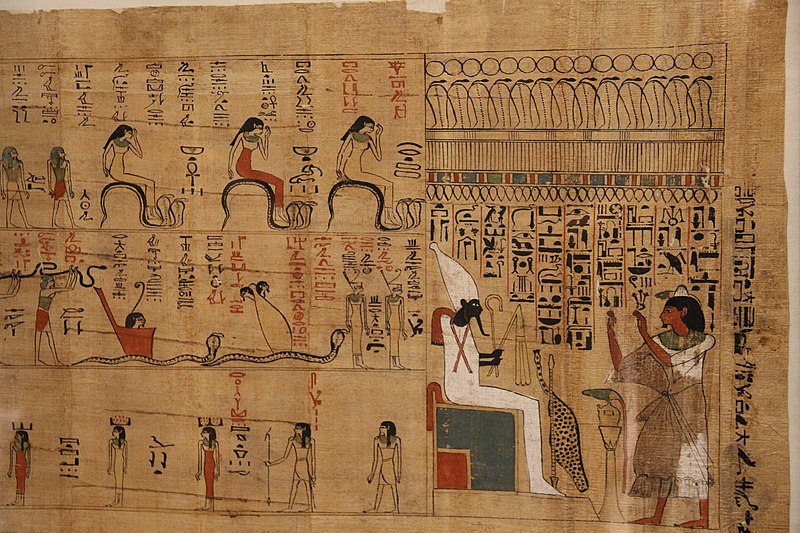 File:Ancient Egypt Papyrus Scroll of the Dead (28133447223).jpg