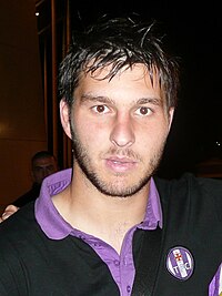 French soccer player (striker).
