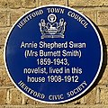 wikimedia_commons=File:Annie_Shepherd_Swan,_Hertford_blue_plaque.jpg