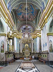 Interior of the Armenian Church in Stanyslaviv, Ukraine (1763)