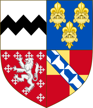 Arms of Sackville, Earl De La Warr.svg