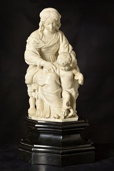 File:Artus Quellinus the Elder - Virgin and Child crushing the serpent’s head.jpg