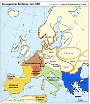 Impero germanico intorno al 500