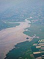 The Mont can be seen in this aerial view in its location in the bay