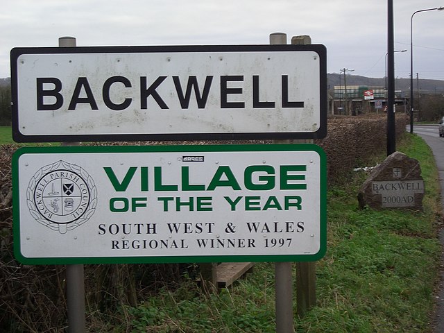 Image: Backwell sign