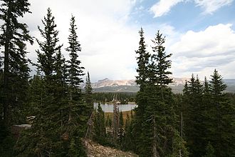 View from the pass