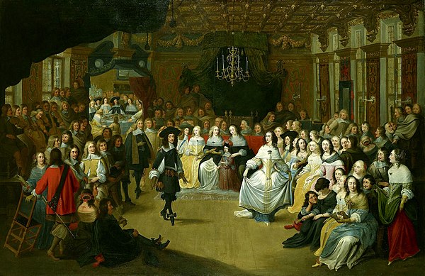 Светские развлечения. Королевский двор Англии 17 век. Комедийный балет королевы 1581.