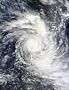 Cyclone Bansi near peak intensity