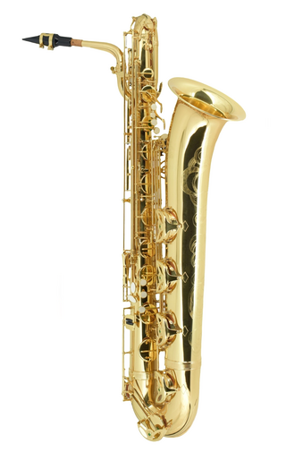 <span class="mw-page-title-main">Baritone saxophone</span> Lowest-pitched saxophone in common use