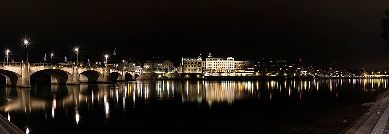 File:Basel S Mittlere Brücke Bei Nacht (122790813).jpeg