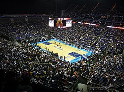 O2 Arena salle de basket-ball pour les jeux olympiques 2012