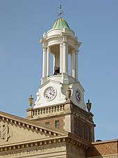 The cupola atop the Bedford County Court House was built in 1866. Bedford County Court House.jpg