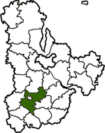 Белацаркоўскі раён на мапе