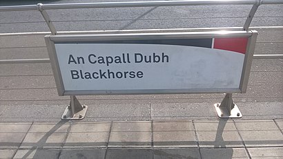How to get to Blackhorse Luas with public transit - About the place
