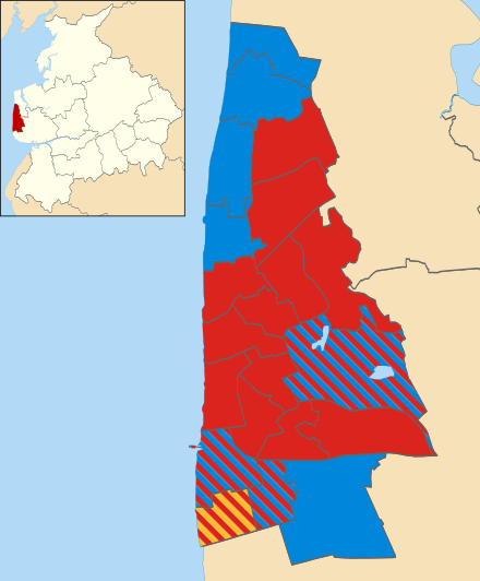 Map of results of 2011 election