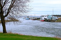 Blind Rivers utlopp i North Channel