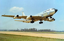 Boeing RC-135C taking off Boeing RC-135C Big Team taking off c1969.jpg