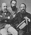 Bracia Kraszewscy - Lucjan, Kajetan i Józef, Drezno 1871.jpg