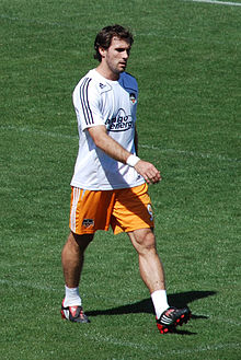 Mullan at a Dynamo training session in 2008. Brian Mullan 031508.jpg