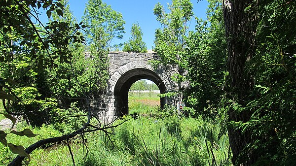 Old bridge on Toronto, Grey and Bruce Railway located in Chatsworth just south of Owen Sound, Ontario