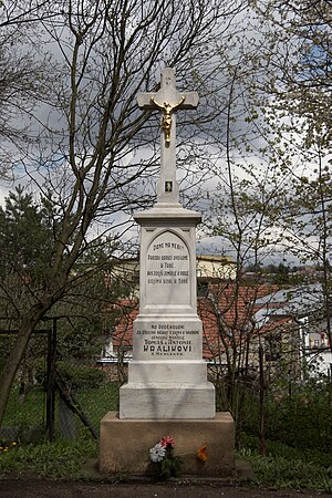 Cross in the chateau park