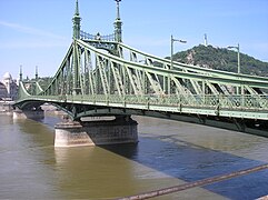 Szabadság híd (Liberty Bridge), Budapest, Hungary (175 m) (1896)