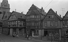 Innenstadt von Idstein 1960