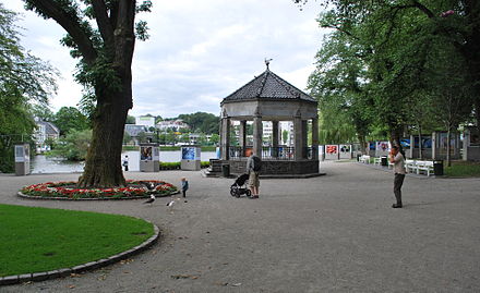 The city park