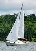 C&C 27 Mk 3 sailboat Pier Pressure