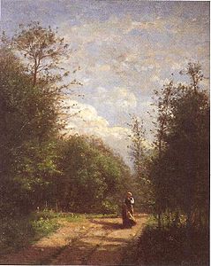 Ścieżka w lesie, 1865