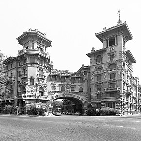 Roma quartiere Coppedè in Via Tagliamento