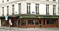 Front view of the café "Le Croissant" of Paris (146 rue Montparnasse, 2nd arr.), where Jean Jaurès was killed on July 31, 1914