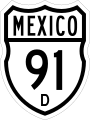 File:Carretera federal 91D.svg