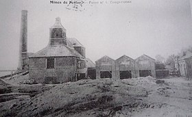 El pozo no 4 - 4 bis hacia 1890.