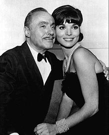 With Elsa Martinelli in The Rogues (1964) Charles Boyer Elsa Martinelli The Rogues.JPG