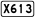 China County Road X613.svg