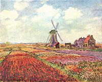 Field of Tulips in Holland Claude Monet - Tulip fields in Holland (Musee d'Orsay).jpg