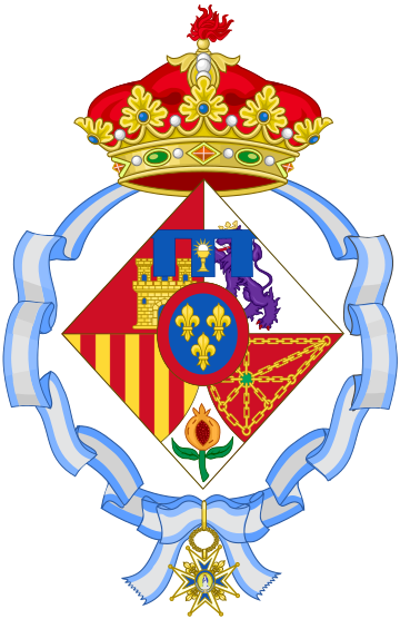 File:Coat of Infanta Elena of Spain, Duchess of Lugo.svg